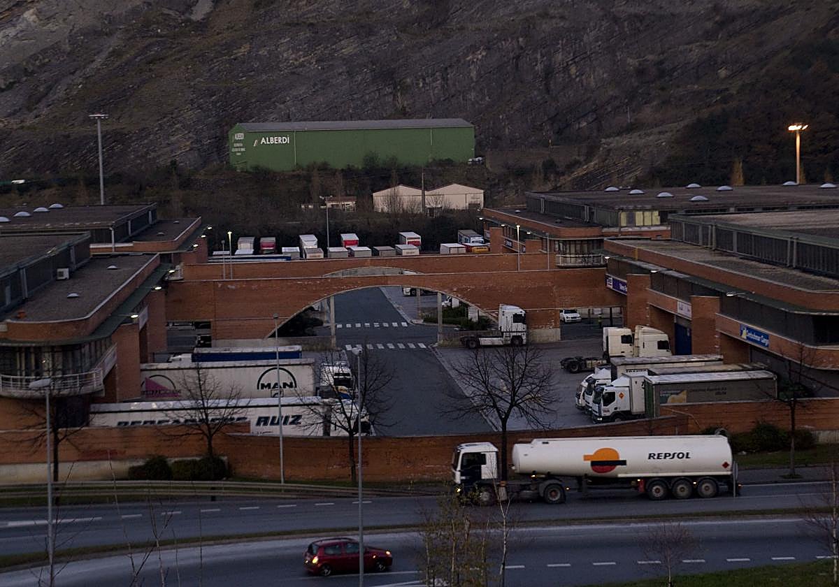 Vista general del polígono industrial de Zaisa, en Irun, donde se produjeron los hechos.