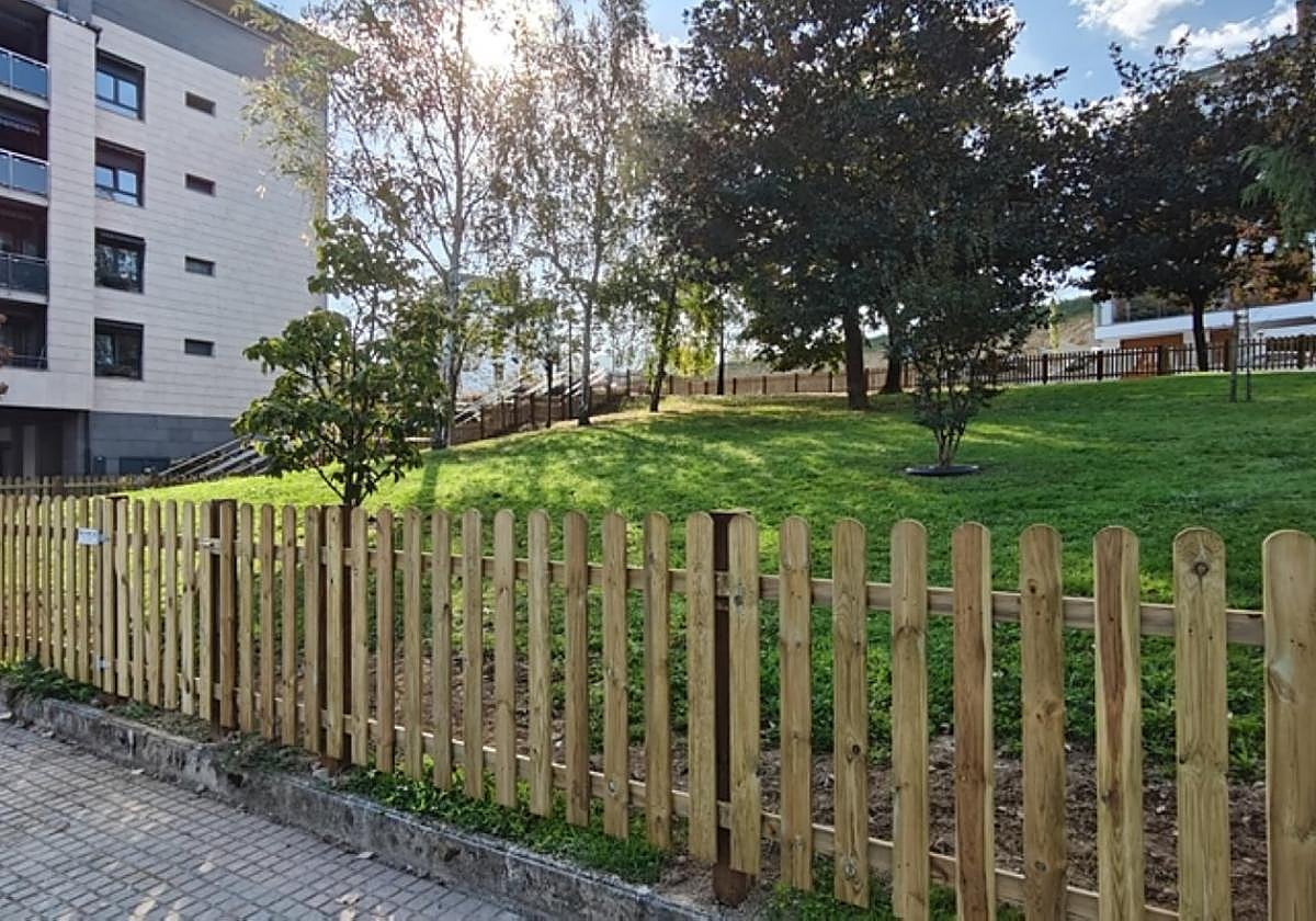 El nuevo parque para perros, ubicado en Paper Kalea.