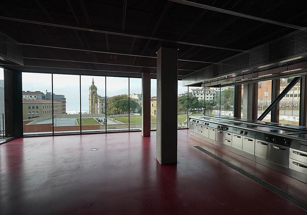 El edificio GOe visto desde dentro