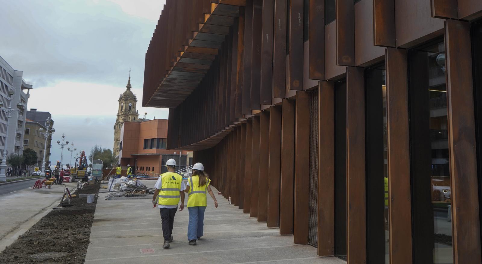 El edificio GOe visto desde dentro