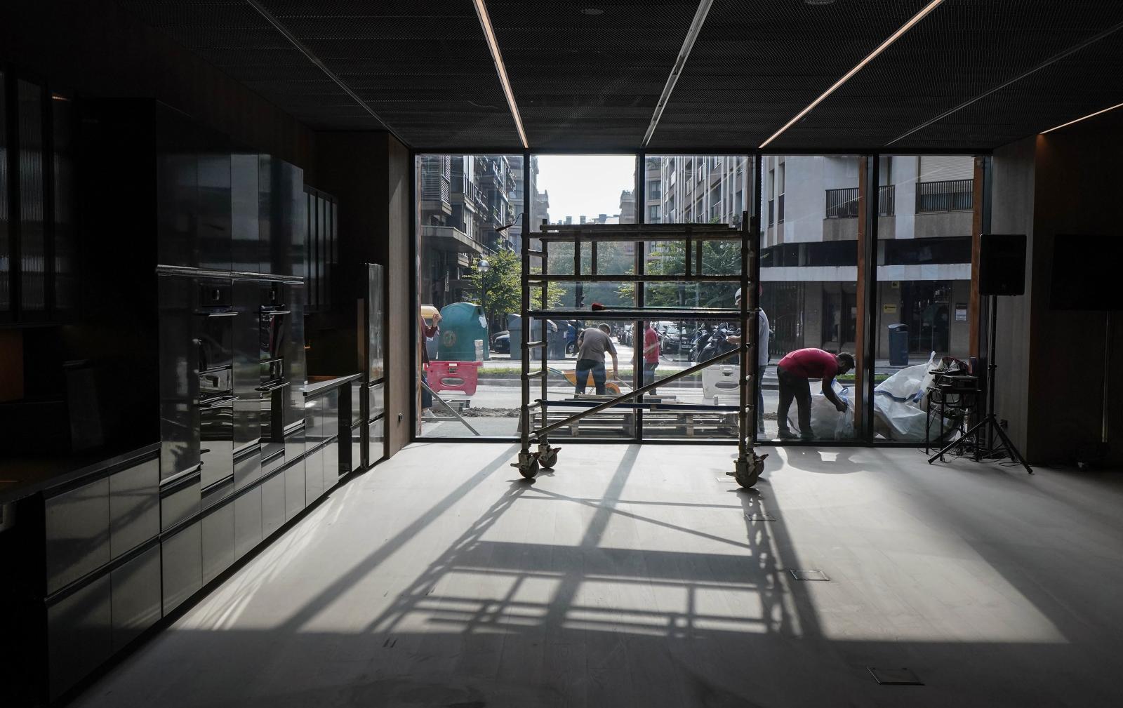 El edificio GOe visto desde dentro