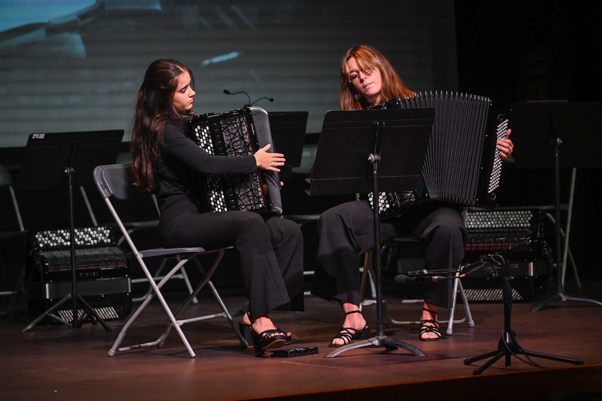 Aurreko edizioko galan parte hartu zuten bi akordeoilari.