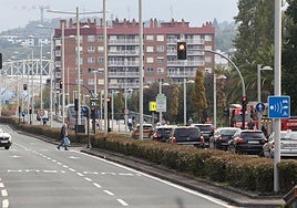 Los vecinos piden que Movilidad mejore la seguridad vial en el paseo Riberas de Loiola.