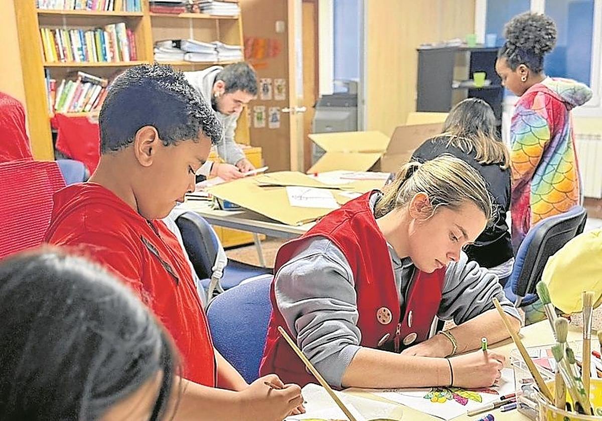 Imagen de la cartelería de la campaña de Cruz Roja.