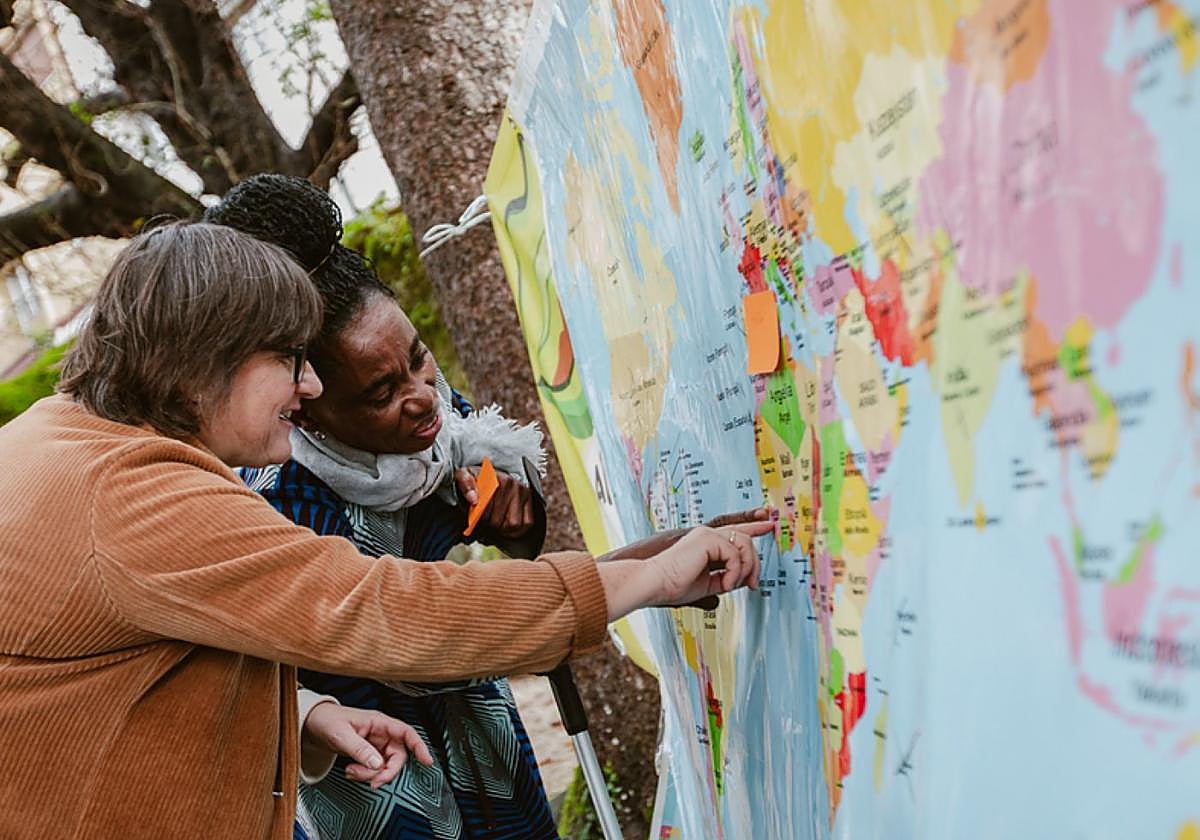 Iaz Arizmendieneako lorategietan egindako ekitaldia.