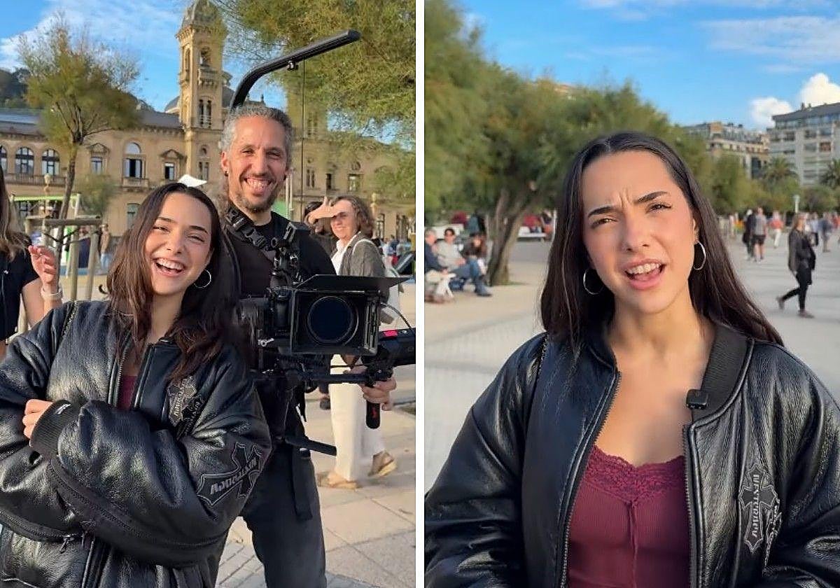 La conocida influencer que graba un misterioso documental en San Sebastián: «Os contaré un poco más cuando pueda»