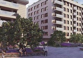 Proyecto del bloque de VPO de Torreaga.