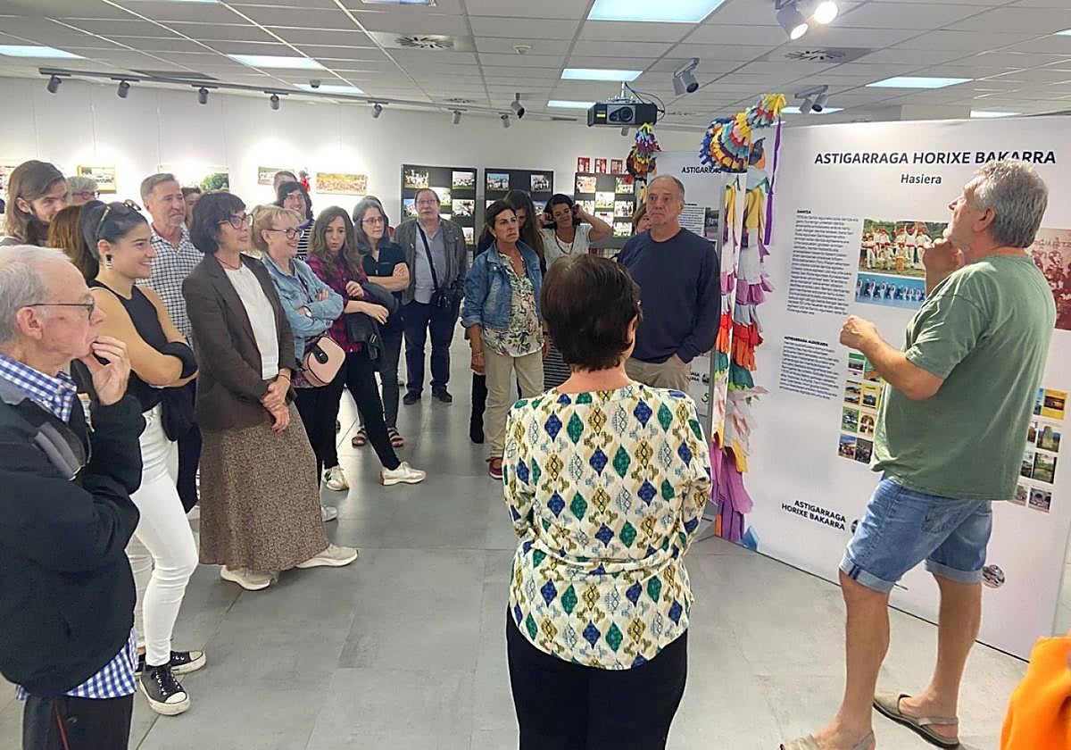 Imagen de la exposición que este sábado echa el cierre en Erribera Kulturgunea.