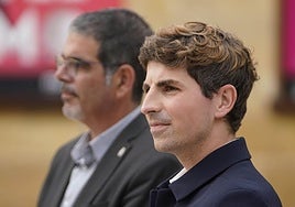 Jon Insausti, durante su presentación como próximo alcalde de San Sebastián en sustitución de Eneko Goia.