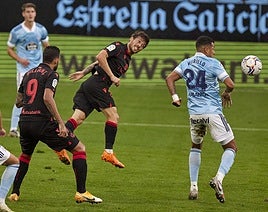 Silva remata a la red ante el Celta en su primer gol como realista
