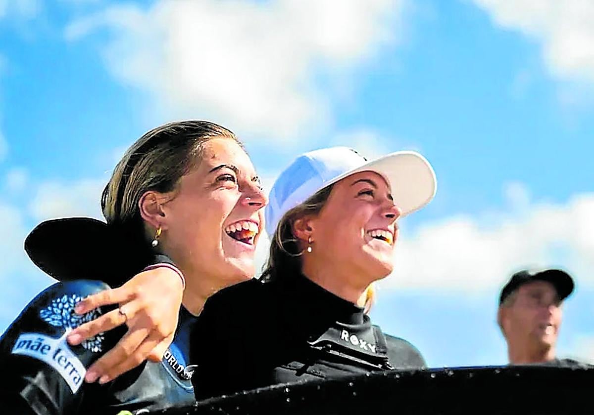 Las dos hermanas Gonzalez Etxabarri han brillado en Saquarema.