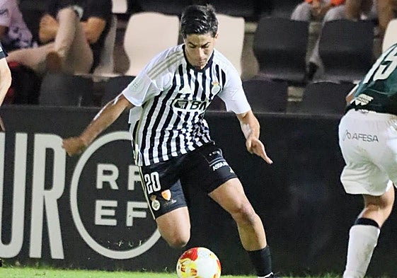 Javi Soroeta, ayer en Gal.