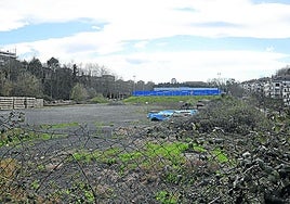 Parcela en la que se construirá el nuevo parque.