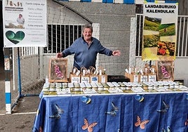 Fermín Goenaga, apasionado y estudioso de las plantas medicinales desde hace más de cuarenta años.