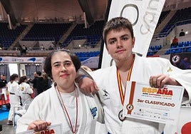 Adriana Real e Ibon Betolaza, medallas de bronce en la Copa de España.