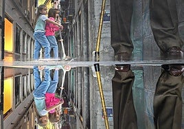 La foto titulada 'Putzu isladak', portada del calendario.