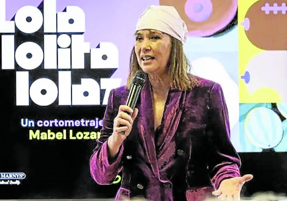 Mabel Lozano presentará mañana en Zarautz su corto sobre el cáncer.