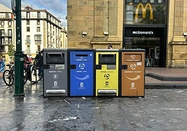 Papeleras solares inteligentes del Boulevard.