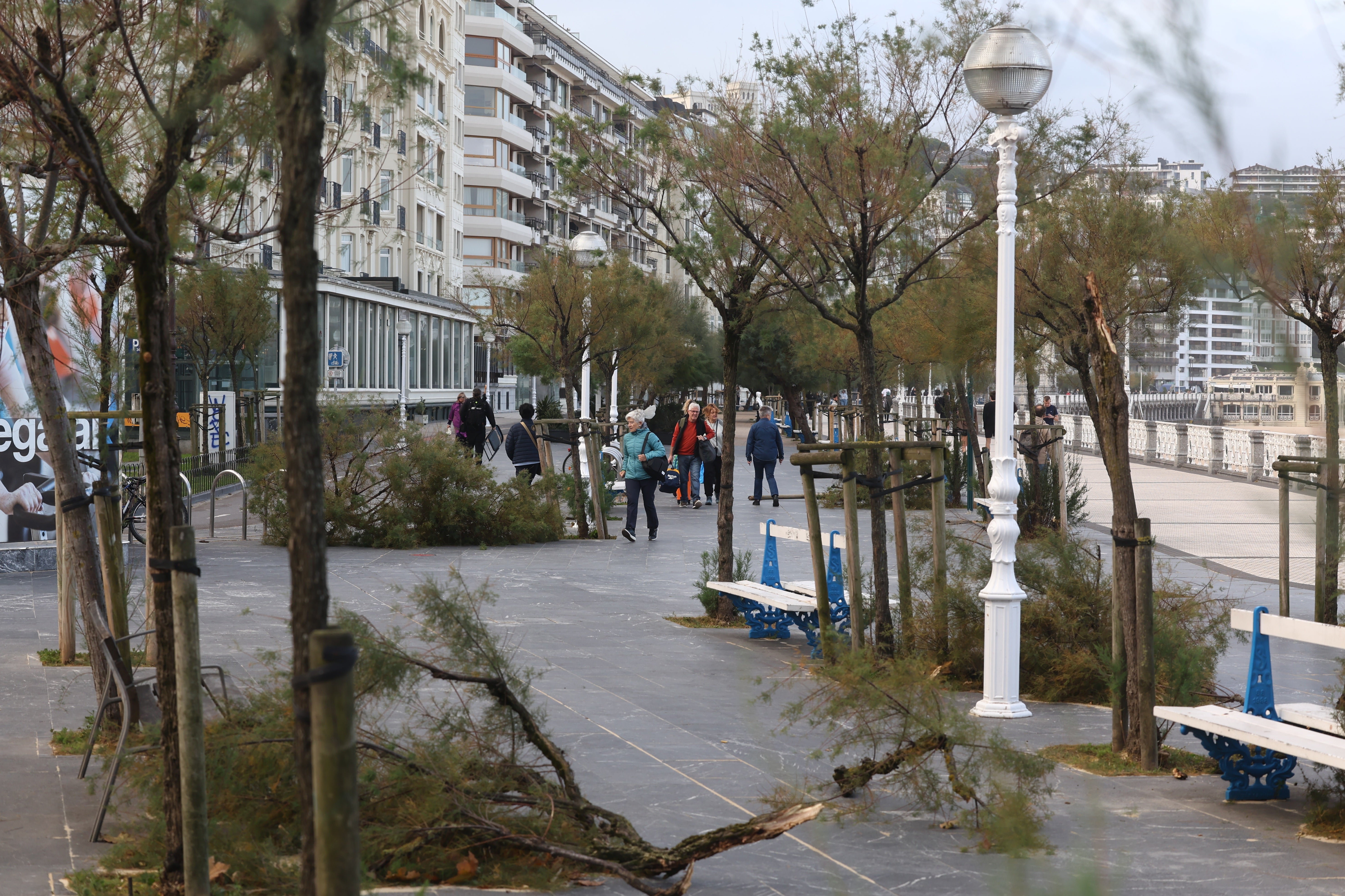 Los desperfectos que ha dejado &#039;Benjamín&#039; en Gipuzkoa