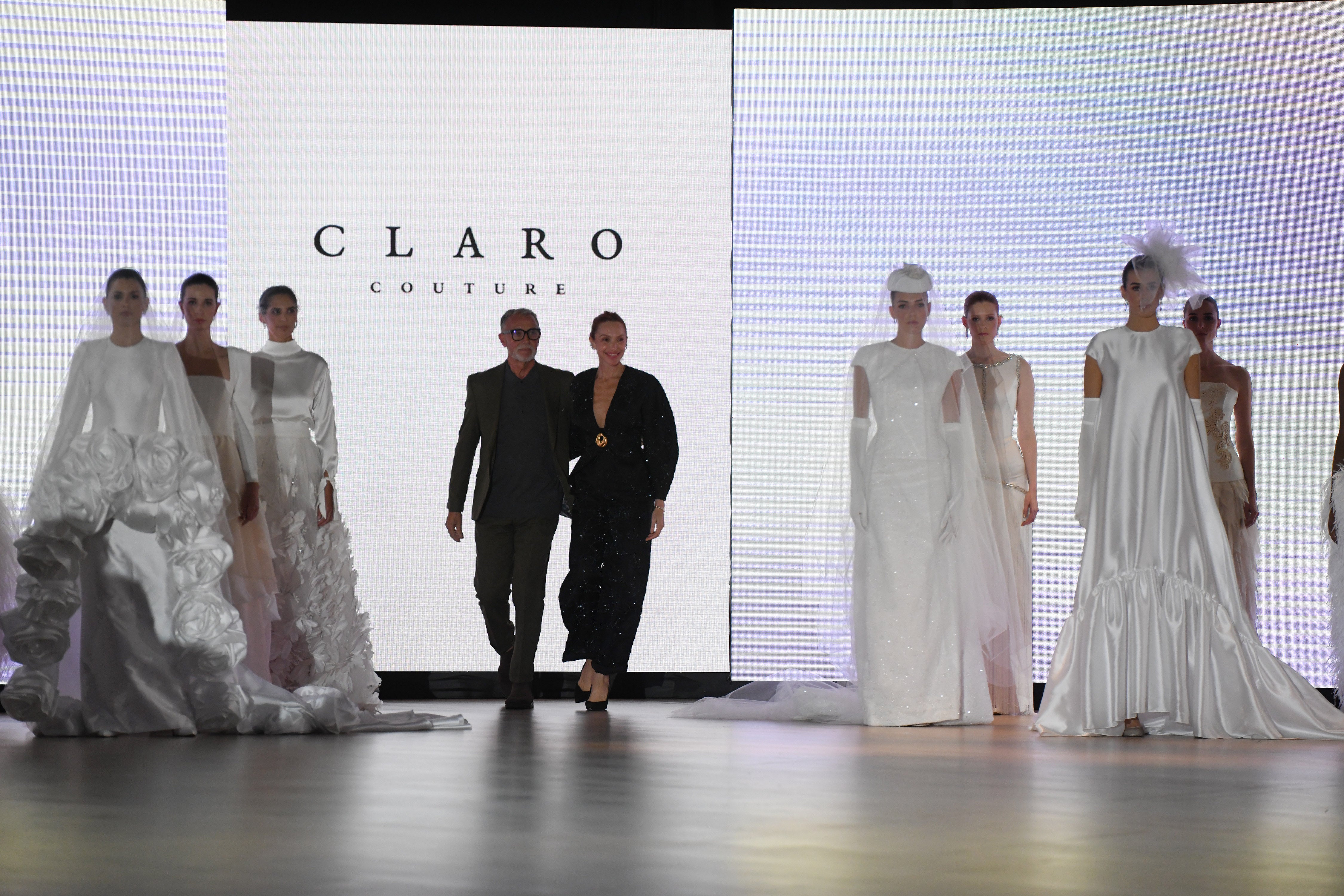 Desfile de Ailanto y CLARO Couture en el Museo Balenciaga