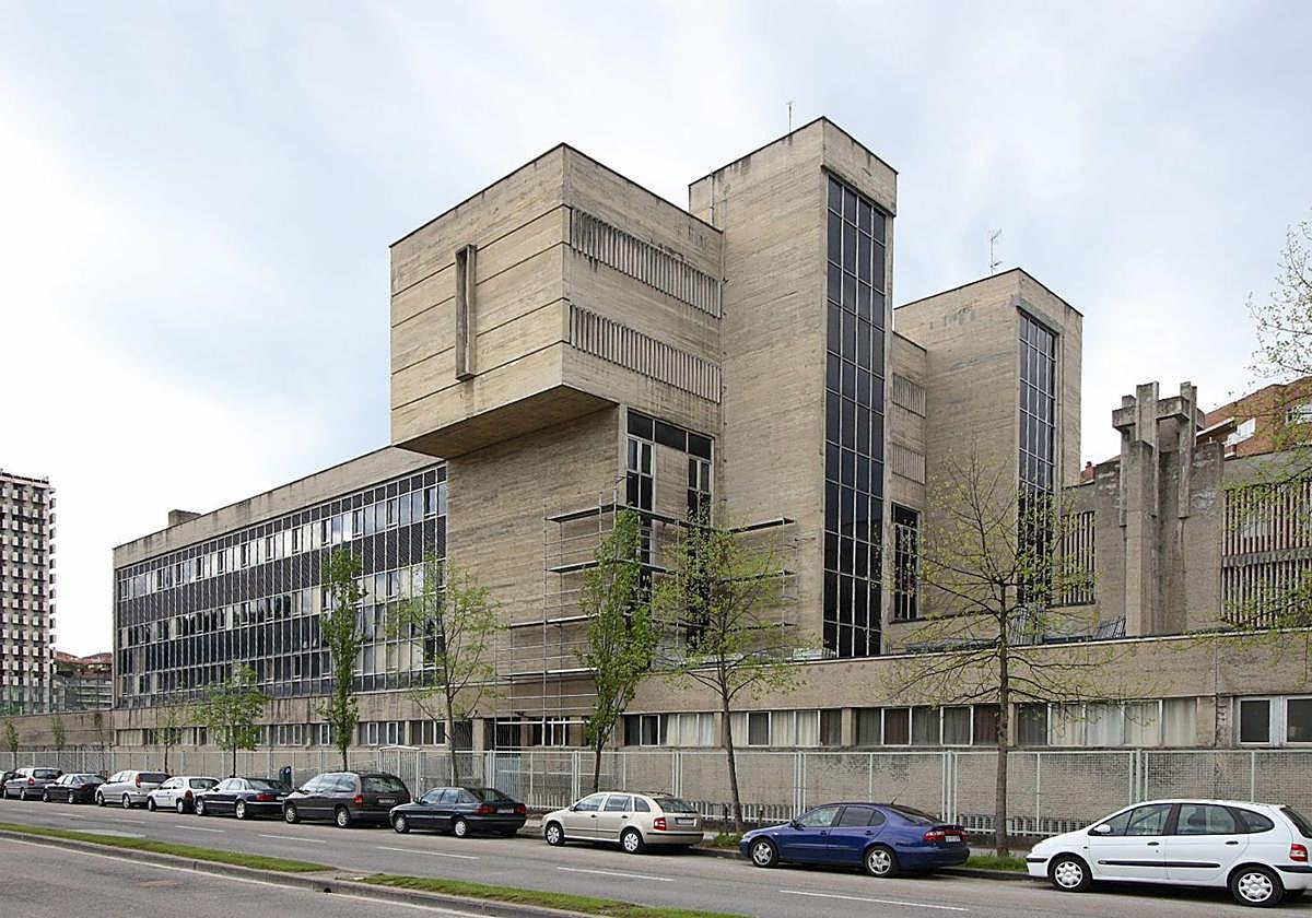 Perspectiva volumétrica general del edificio desde el paseo de Zorroaga.