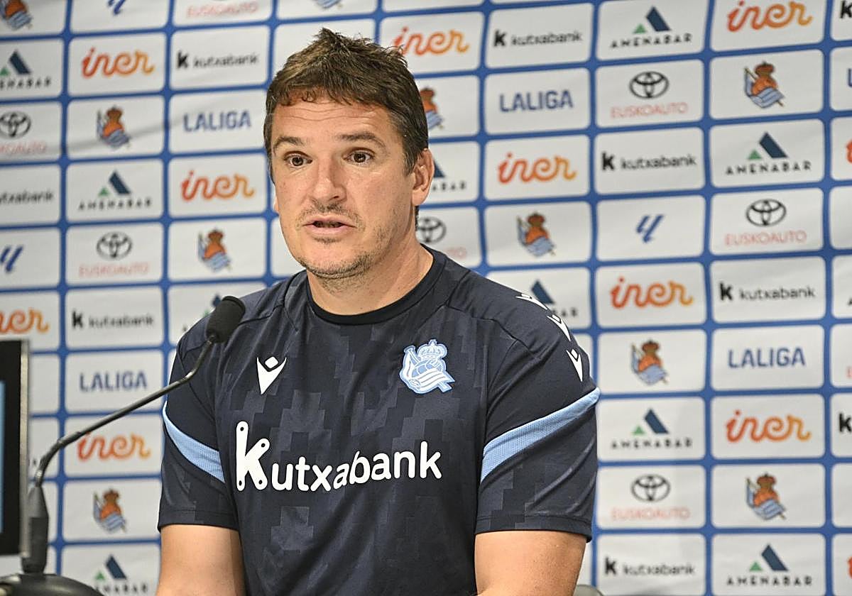 Ansotegi, durante una rueda de prensa