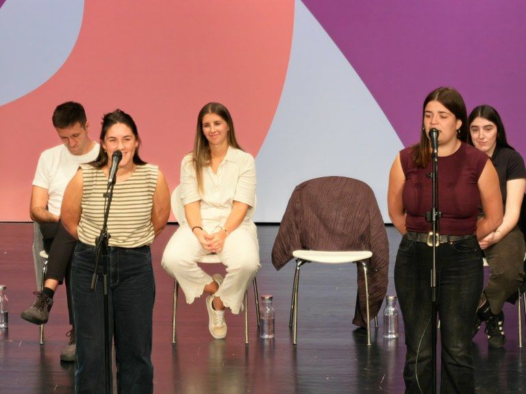 Bizkaiko bertsolari txapelketan jokatutako aurreko saio bat.