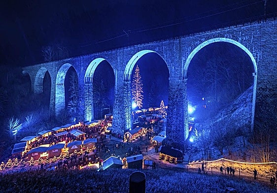 El mercadillo navideño de cuento bajo un viaducto, ideal para visitar este invierno