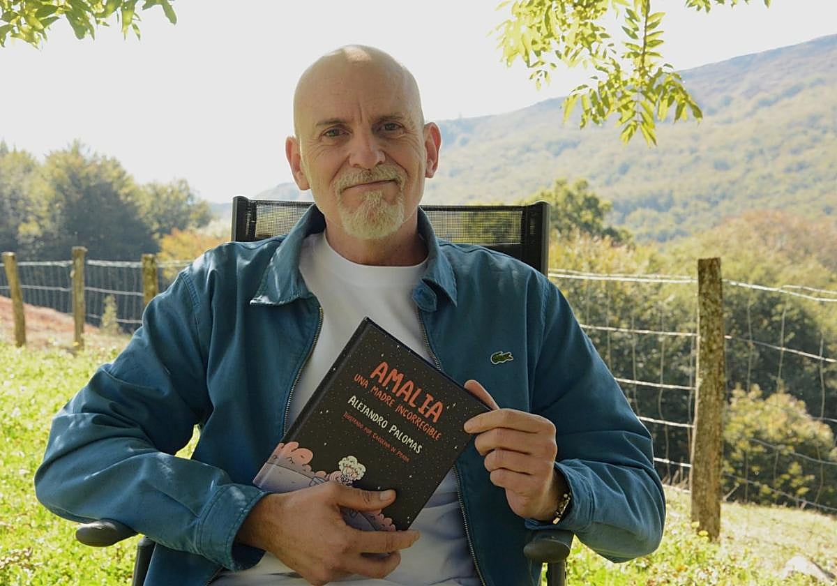 Rodeado de naturaleza y a la sombra junto a un prado y los montes de Baztan.