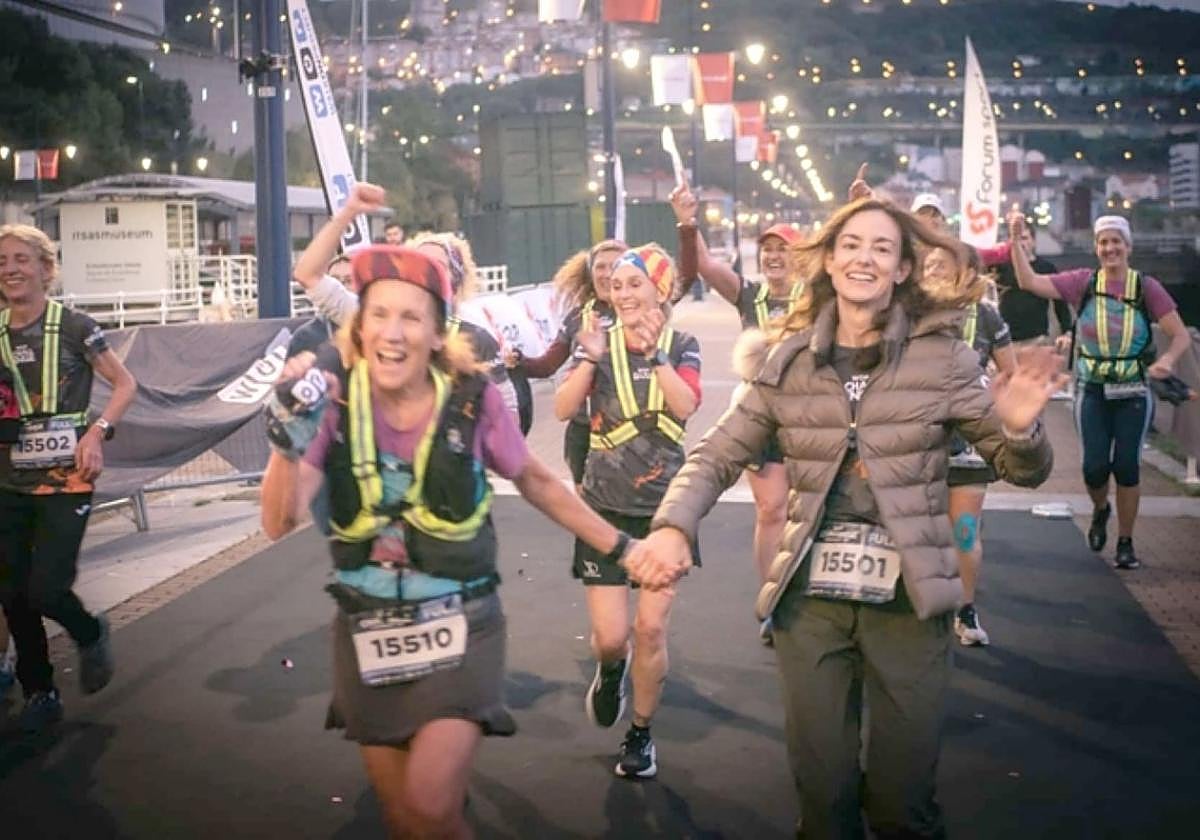 Erbi Ameslariak taldea erronkaren amaieran.