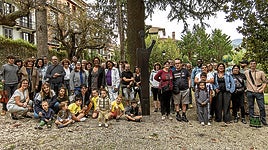 Bizilagun berriak Udaleko zinegotziekin eta Joana Mendiburu alkatearekin.