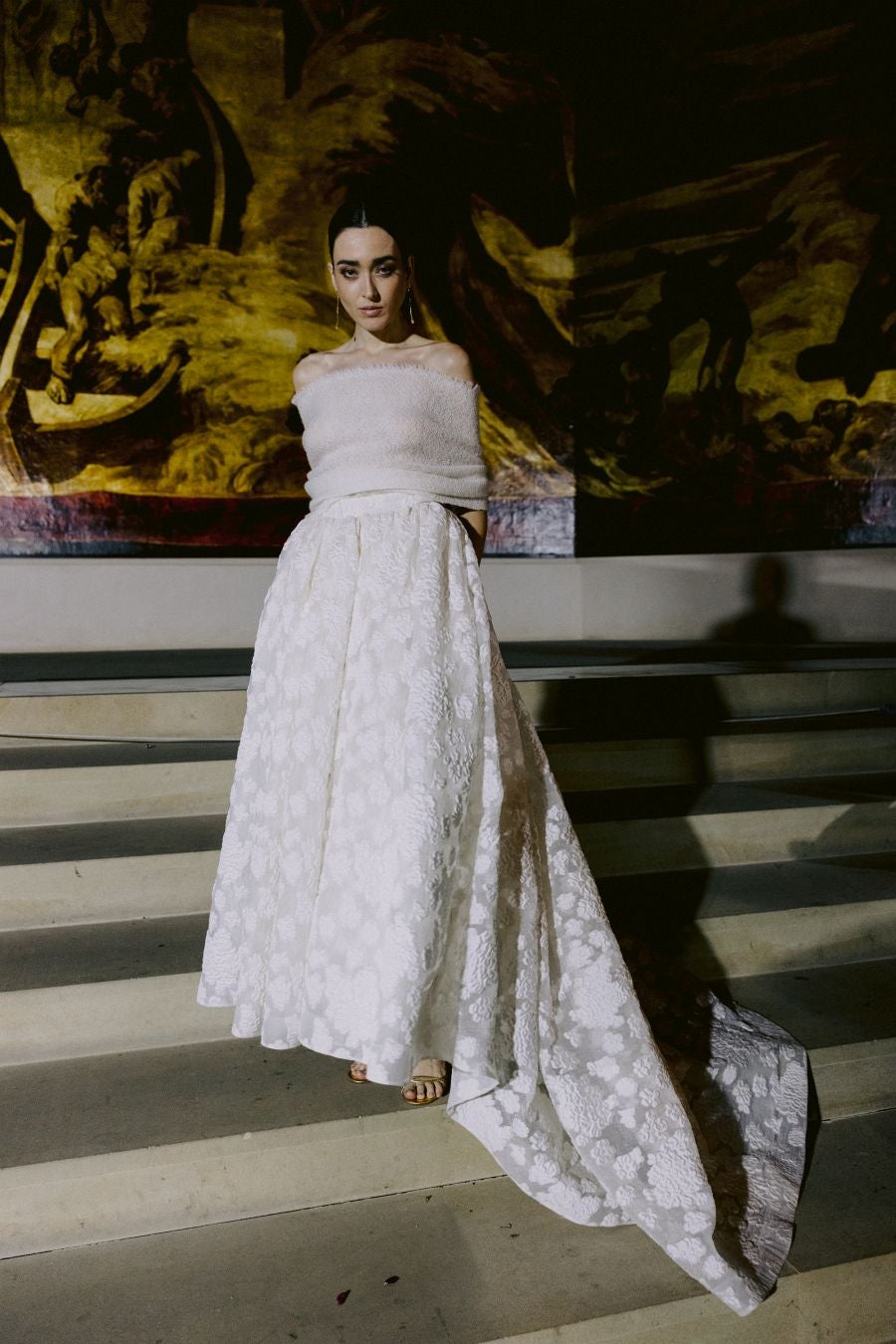 Alicia Rueda luce sus vestidos en San Telmo