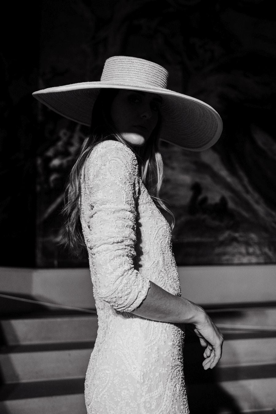 Alicia Rueda luce sus vestidos en San Telmo