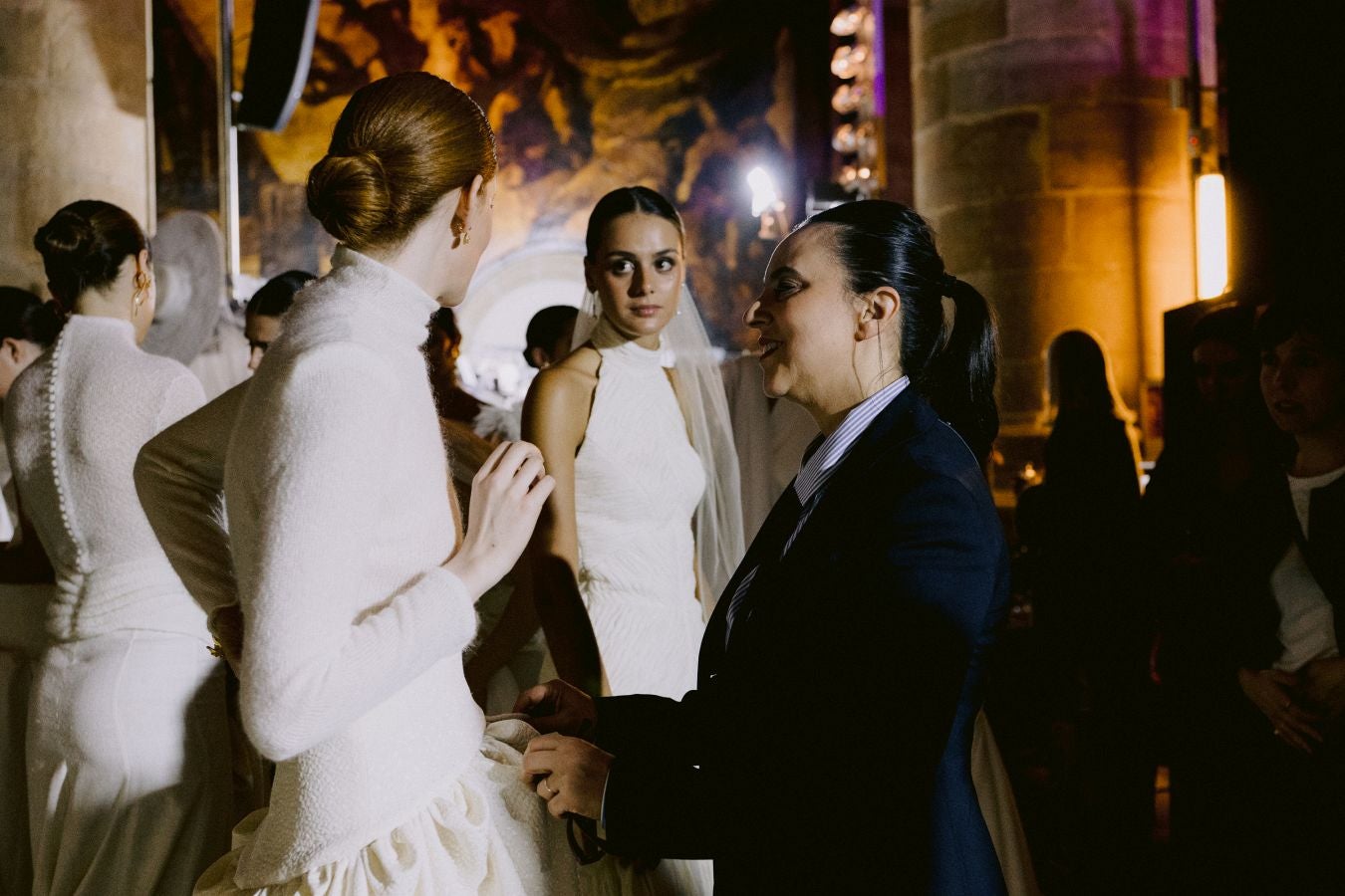 Alicia Rueda luce sus vestidos en San Telmo