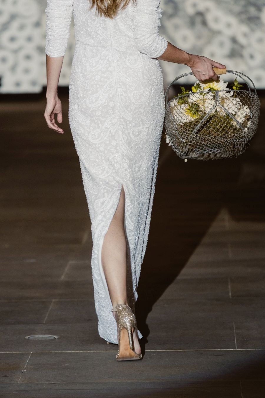 Alicia Rueda luce sus vestidos en San Telmo