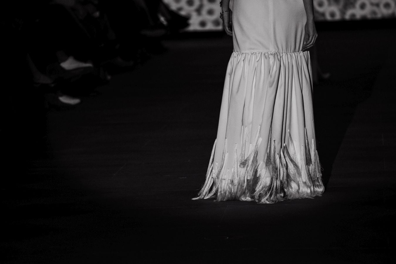 Alicia Rueda luce sus vestidos en San Telmo