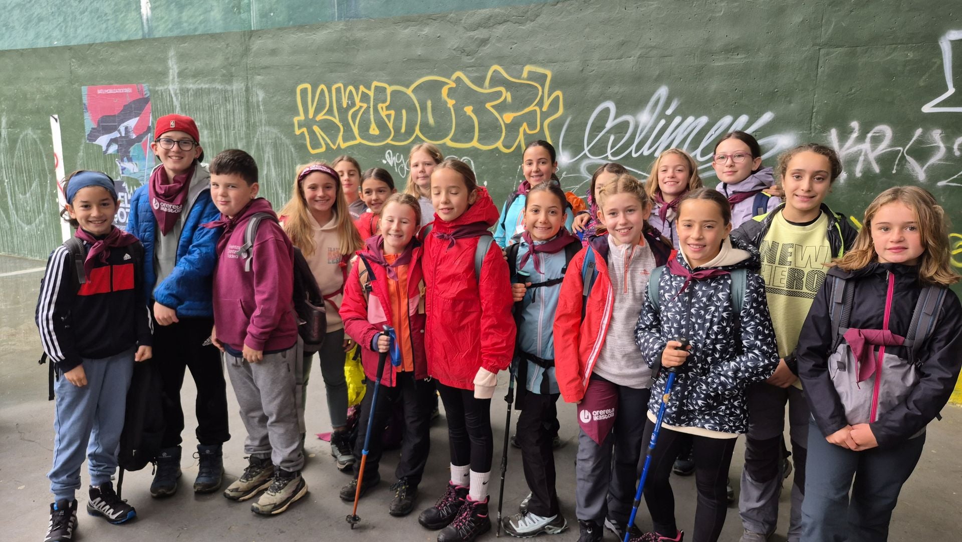 500 mendizale gazte Finalista egunean