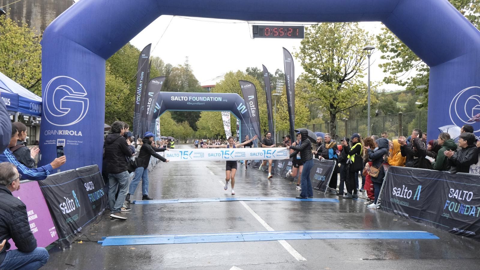 Doblete guipuzcoano en la Salto 15K de Donostia