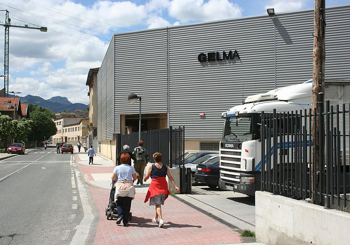 Fachada exterior de la empresa de Fundiciones Gelma, en Arrasate.