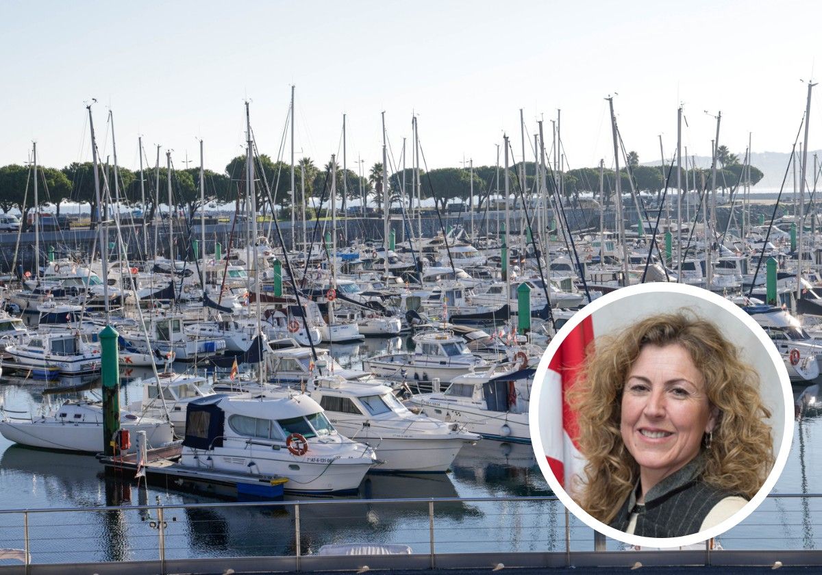 El puerto deportivo de Hondarribia y Edurne Egaña, exdirectora de EKP.