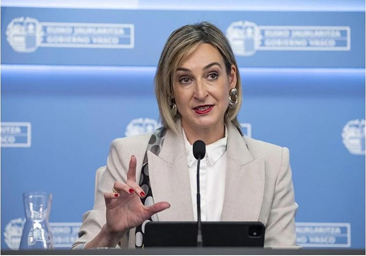 Maria Ubarretxena, portavoz del Gobierno Vasco, en una imagen de archivo.