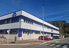 Exterior del pabellón inaugurado esta semana en el polígono Errotaberri.