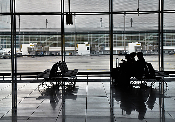 Una imagen de archivo de un aeropuerto.