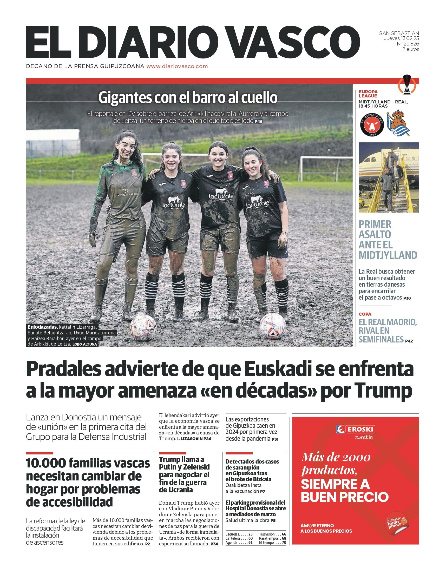 Arkixkil luce su nuevo césped: «Habrá más de uno que eche de menos el barro»