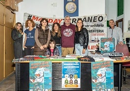 Listos.Los vecinos de Gabierrota tienen todo preparado para la Behobia-San Sebastián.