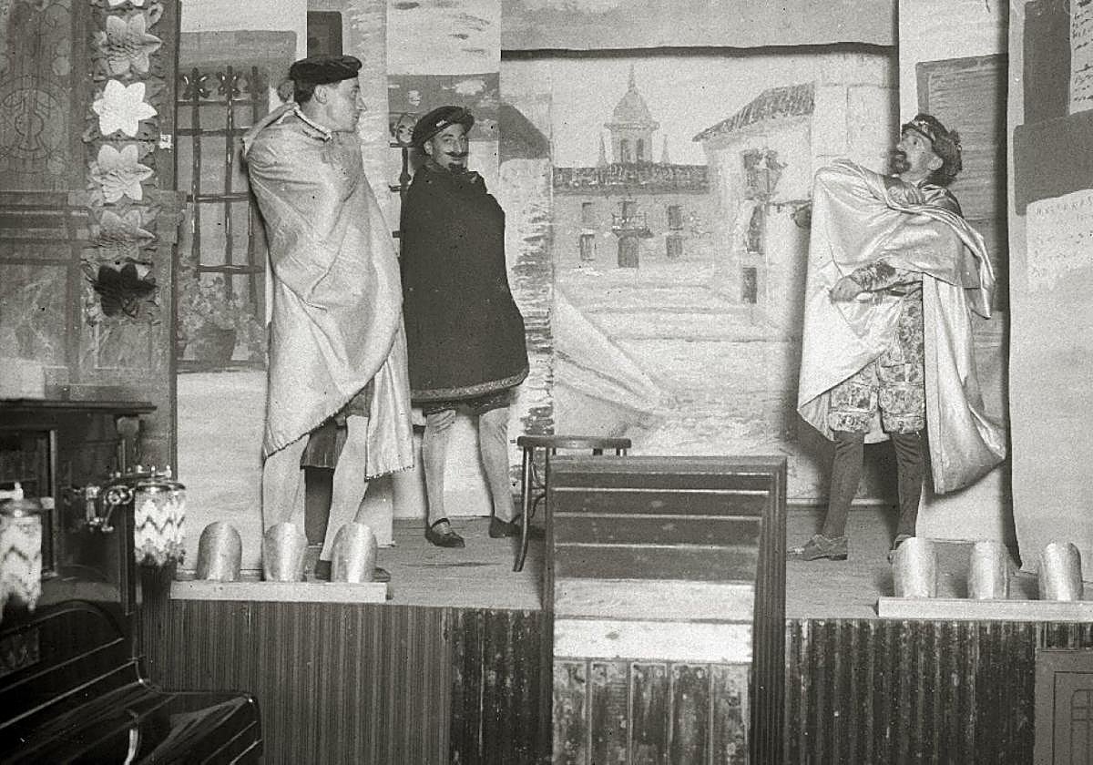 Una representación del Tenorio anterior, de 1916.