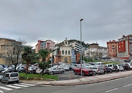 Solar en el que se levantará el nuevo edificio cultural de Hernani.