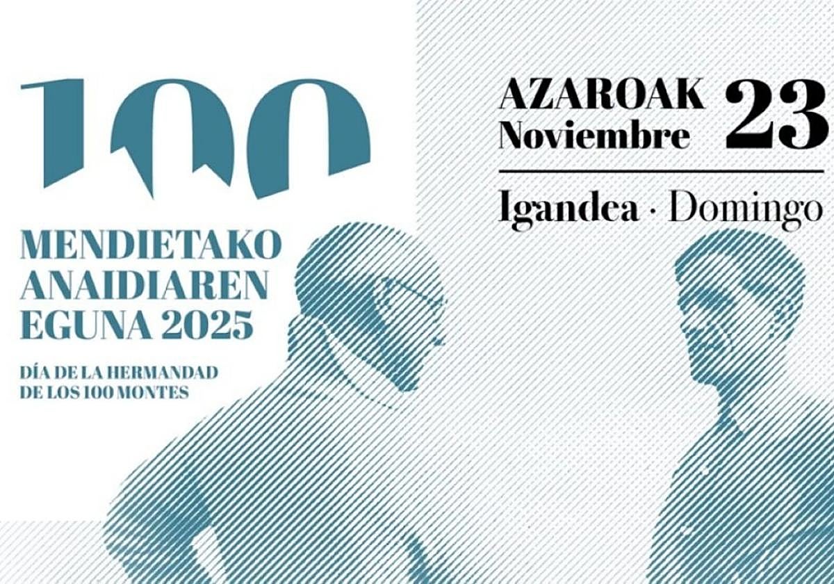 El cartel oficial del Día de la Hermandad de los Cien Montes.