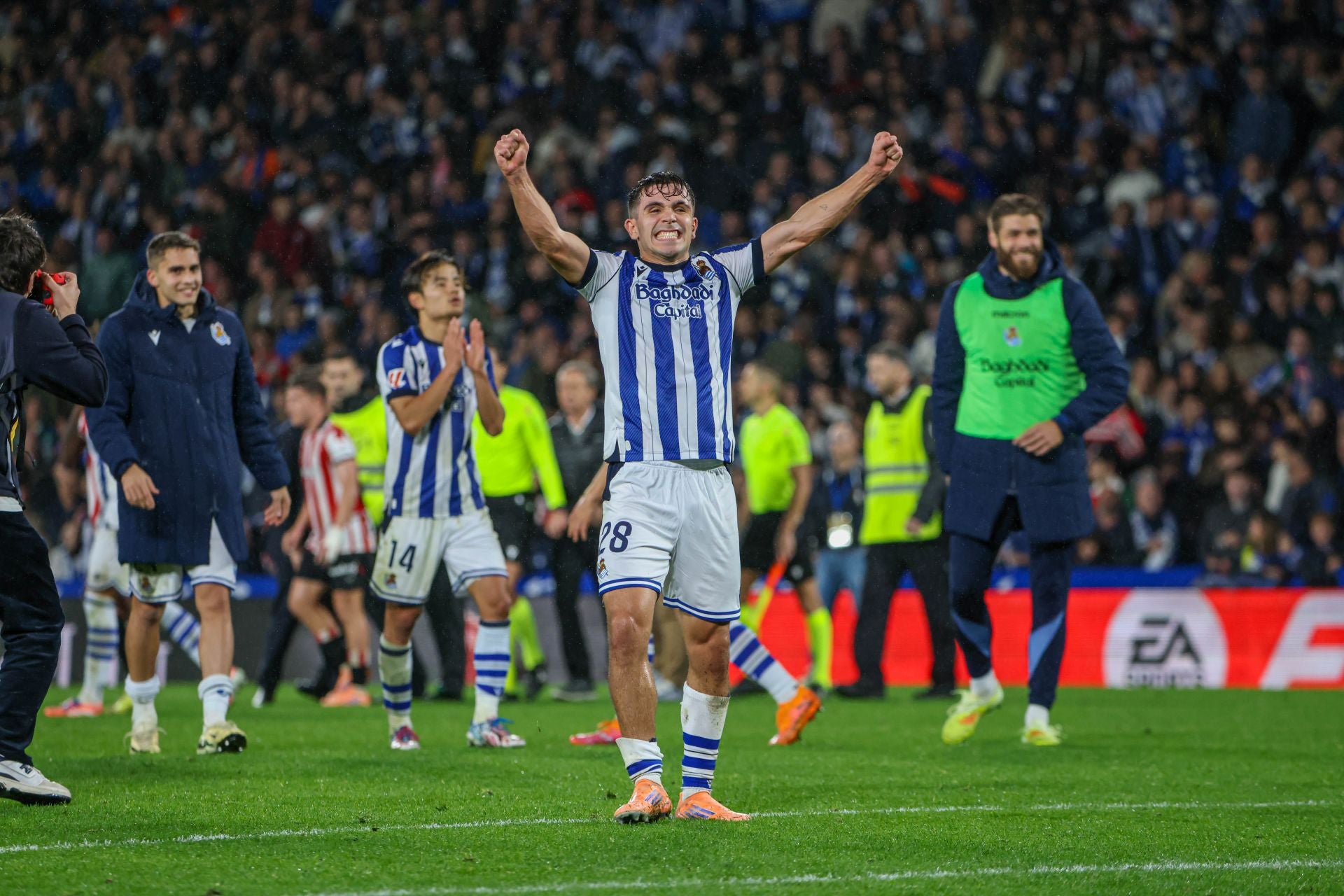 Una victoria celebrada a la altura de su importancia