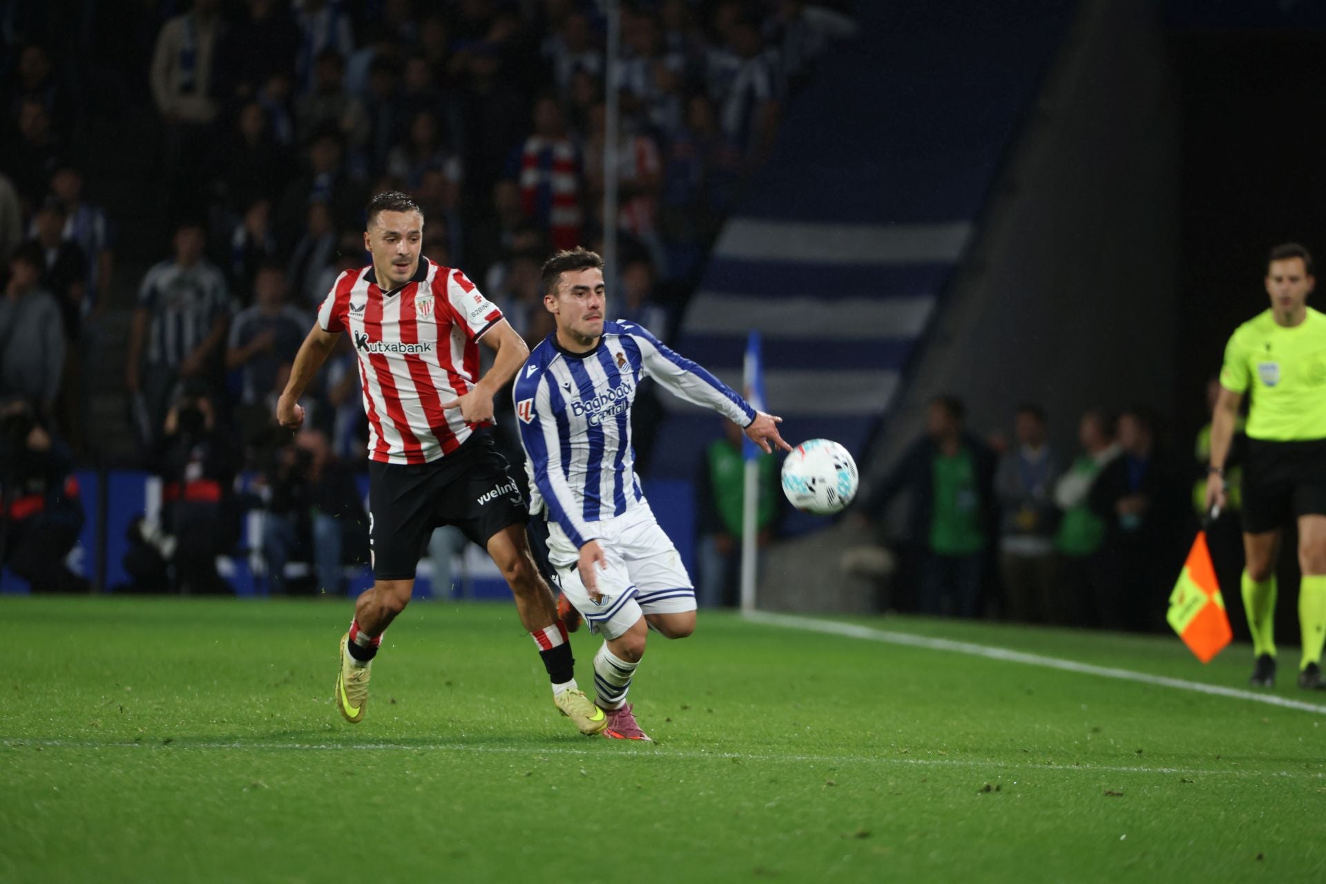 Las mejores imágenes del derbi de Anoeta